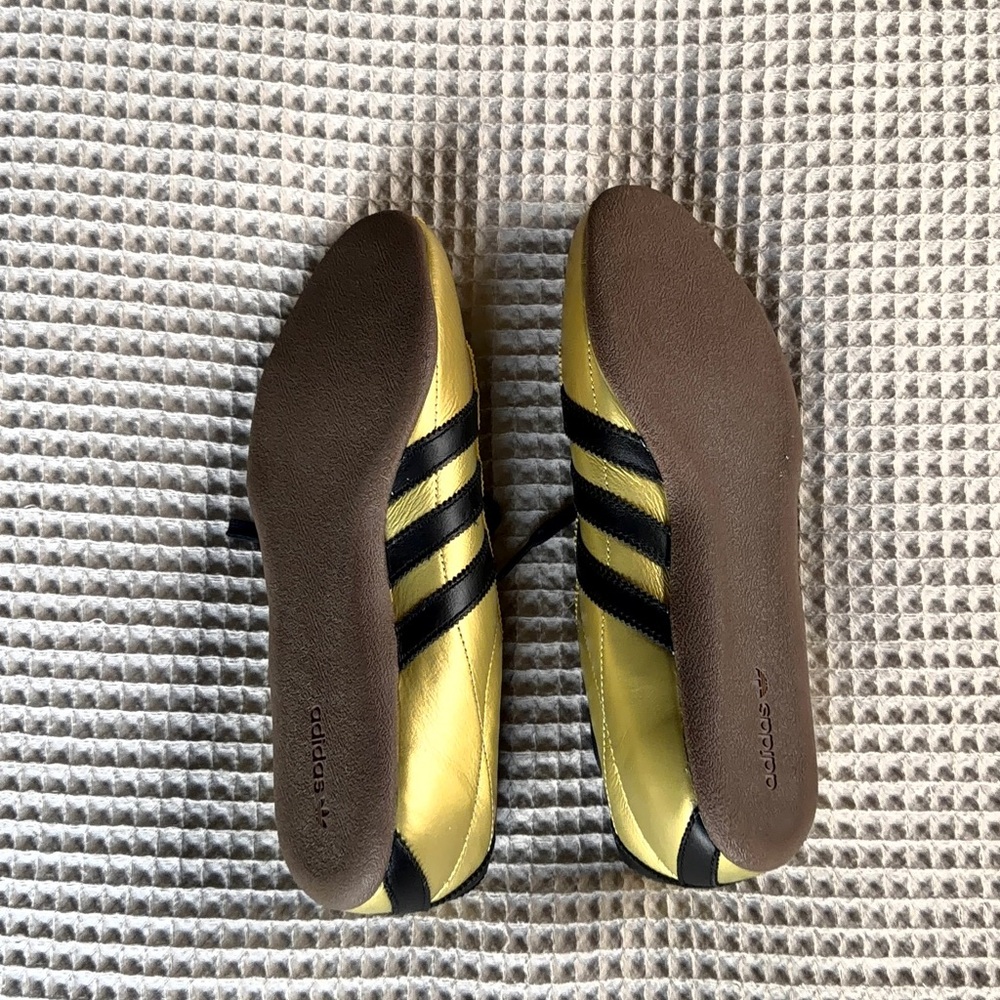 adidas Women’s  Gold and Black Tokyo Sneakers - Picture 2 of 7
